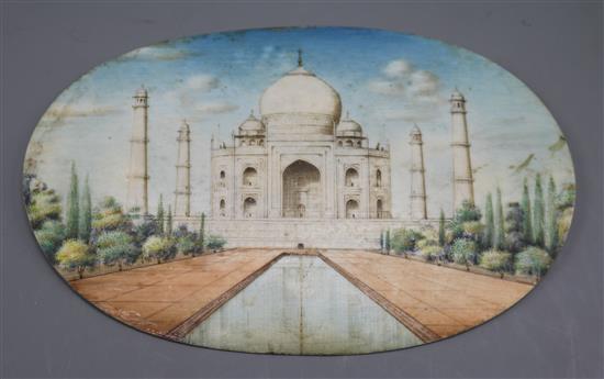 A miniature of the Taj Majal length 13cm